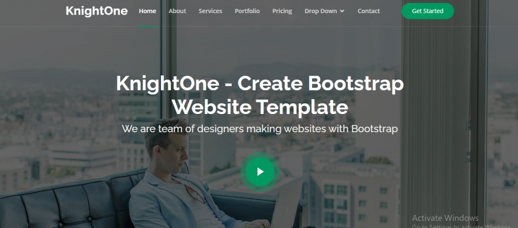 KnightOne free responsive website templates